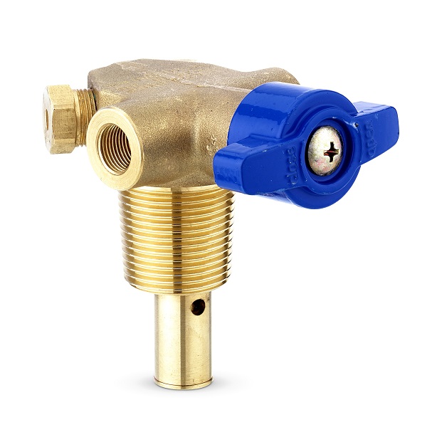 Compact manual shut off cylinder valve - Y839